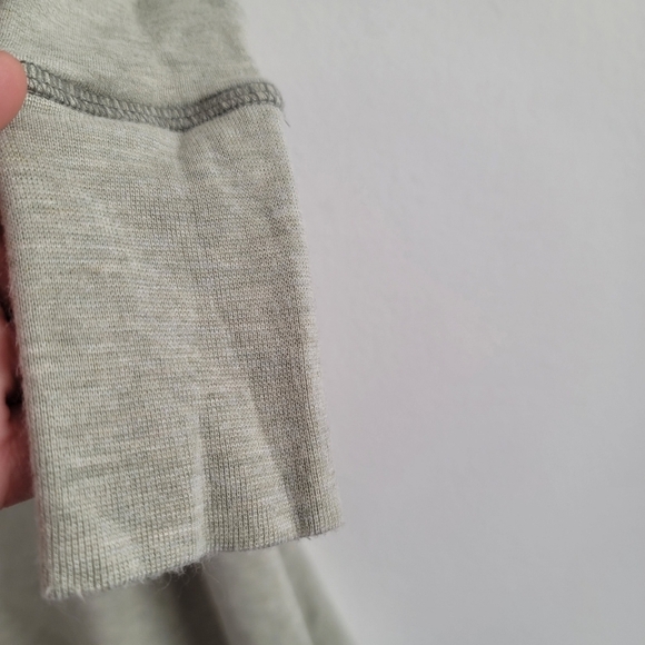 Urban Outfitters BDG XS Green Long Sleeve Skater Dress Fit Flare Casual Mini - Picture 7 of 10